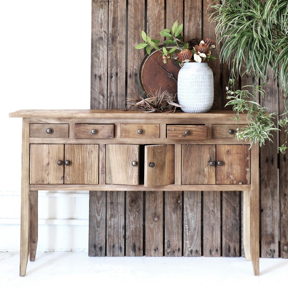 RUSTIC ELM CONSOLE - Village Stores