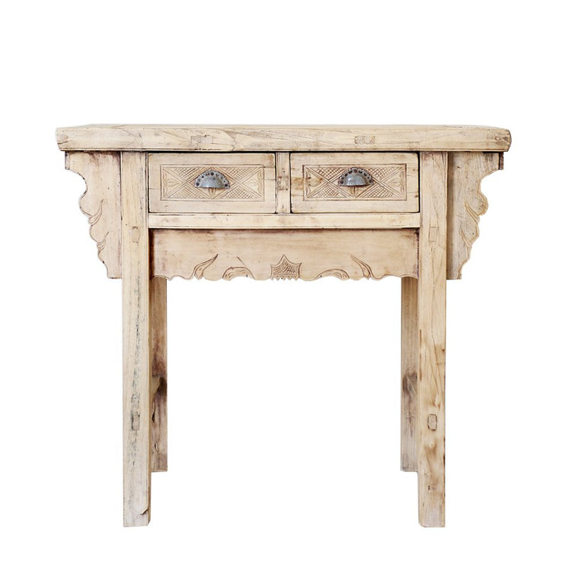 LYRA CARVED CONSOLE TABLE Village Stores